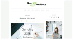 Desktop Screenshot of neatandnutritious.com